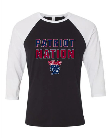 Penn Wood Patriots Nation #2 Women's Baseball T-Shirt