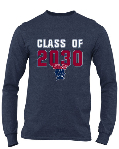 Penn Wood Patriots Class of 2030 Men's LS T-Shirt