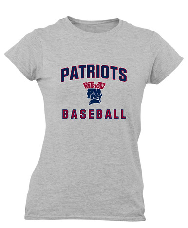 Penn Wood Patriots Baseball #1 Women's SS T-Shirt