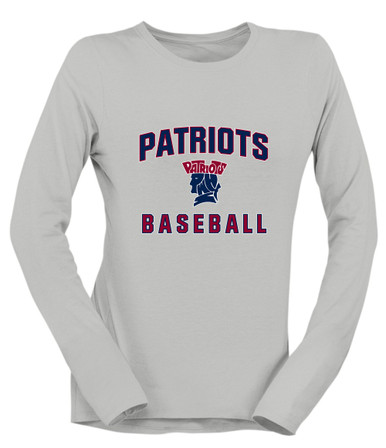 Penn Wood Patriots Baseball #1 Women's Premium LS T-Shirt