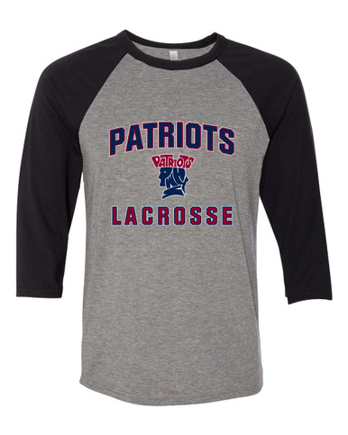 Penn Wood Patriots Lacrosse Men's Baseball T-Shirt
