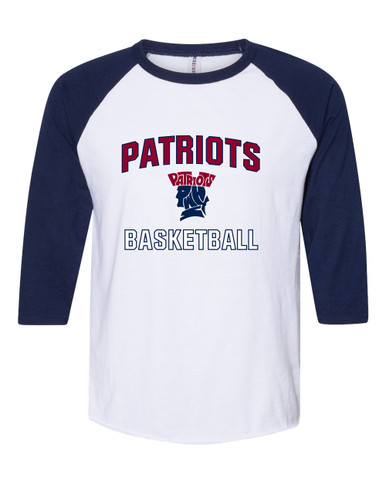 Penn Wood Patriots Basketball #1 Women's Baseball T-Shirt