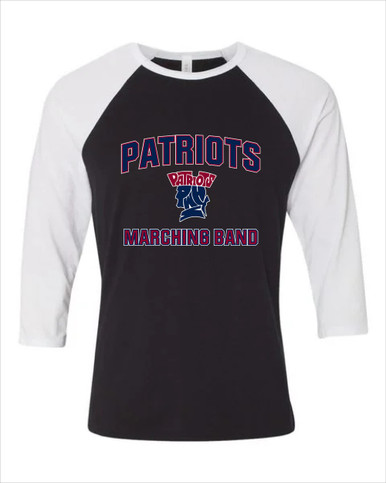 Penn Wood Patriots Marching Band Men's Baseball T-Shirt