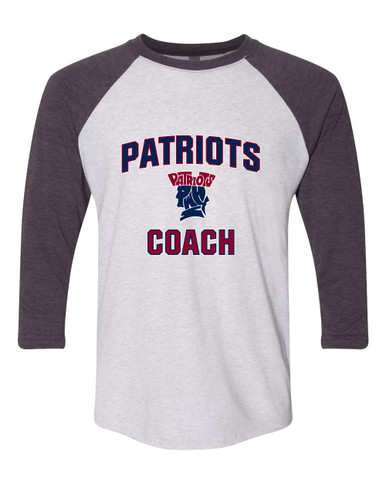 Penn Wood Patriots Coach Women's Baseball T-Shirt