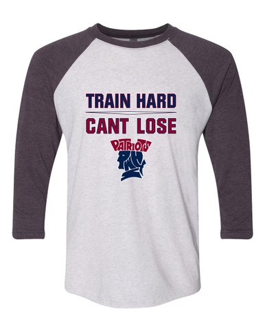 Penn Wood Patriots Train Hard, Can't Lose Men's Baseball T-Shirt