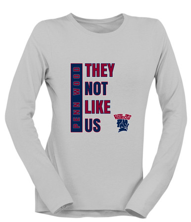 Penn Wood Patriots They Not Like Us #1 Women's LS T-Shirt