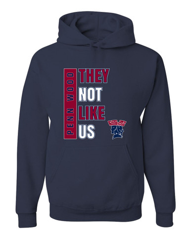Penn Wood Patriots They Not Like Us #1 Men's Premium Hoodie