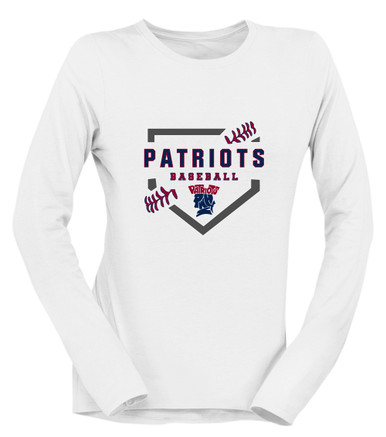 Penn Wood Patriots Baseball #2 Women's Premium LS T-Shirt