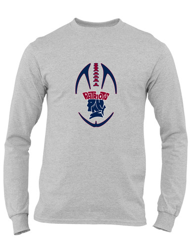 Penn Wood Patriots Football #4 Men's LS T-Shirt