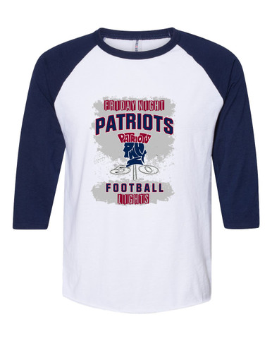 Penn Wood Patriots Football #6 Men's Baseball T-Shirt