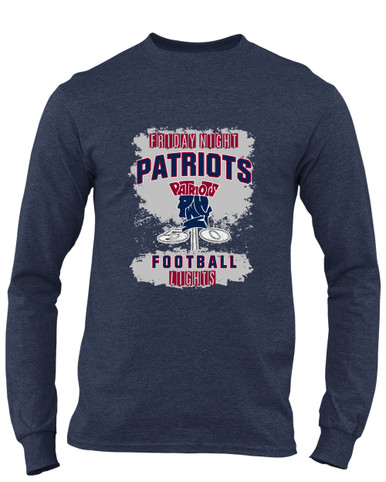 Penn Wood Patriots Football #6 Men's Premium LS T-Shirt