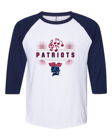 Penn Wood Patriots Band # 3 Men's Baseball T-Shirt