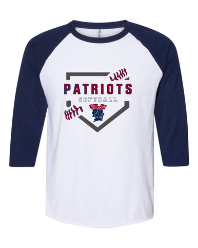 Penn Wood Patriots Softball #2 Women's Baseball T-Shirt