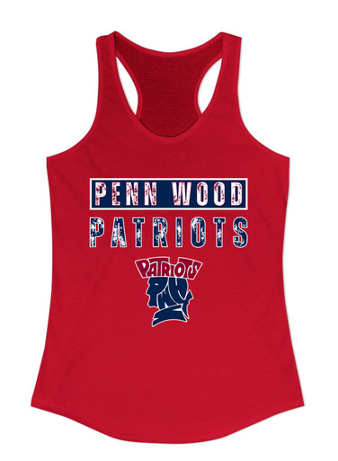 Penn Wood Patriots Mascot #9 Women's Tank Top