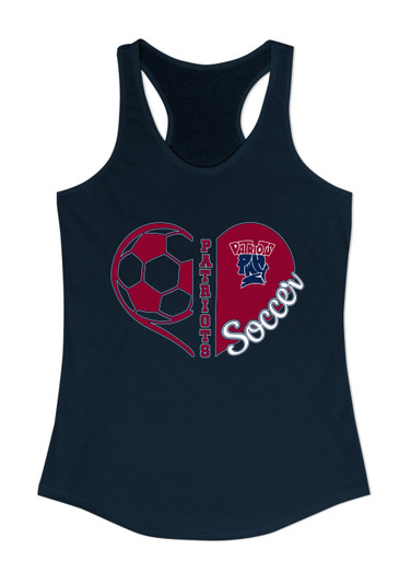 Penn Wood Patriots Heart Soccer Women's Tank Top
