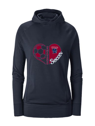 Penn Wood Patriots Heart Soccer Women's Hoodie