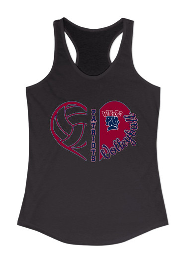 Penn Wood Patriots Heart Volleyball Women's Tank Top