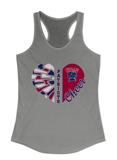 Penn Wood Patriots Heart Cheer Women's Tank Top