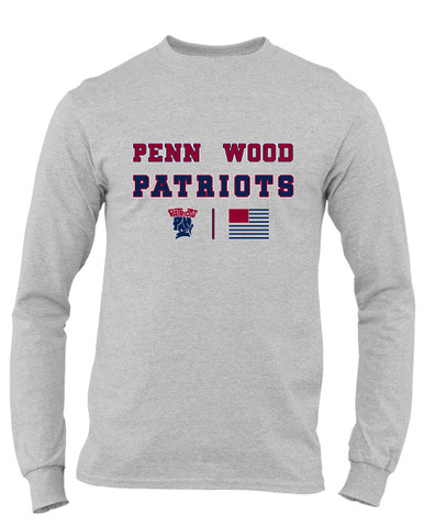 Penn Wood Patriots Spirit Flag Men's Premium LS T-Shirt