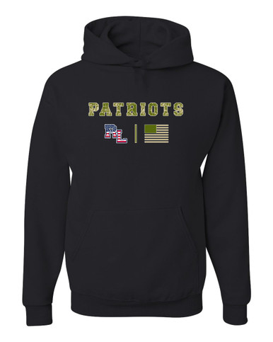 Red Land Patriots Camo Flag Men's Premium Hoodie