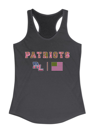 Red Land Patriots Pink Camo Flag Women's Tank Top