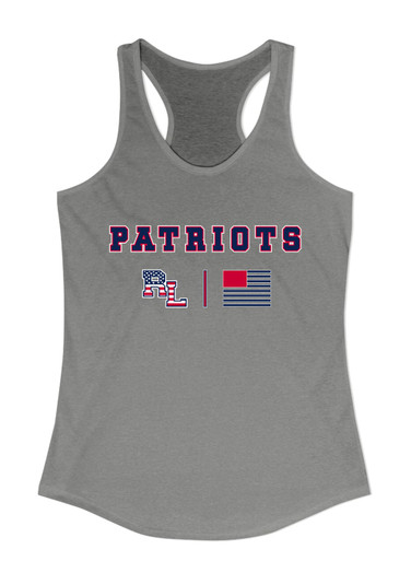 Red Land Patriots Team Colors Flag Women's Tank Top