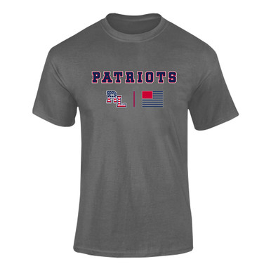 Red Land Patriots Team Colors Flag Men's SS T-Shirt