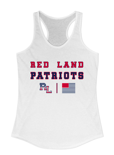 Red Land Patriots Spirit Flag Women's Tank Top