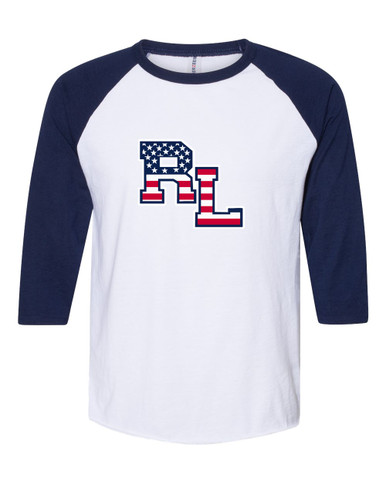 Red Land Patriots Mascot #1 Women's Baseball T-Shirt