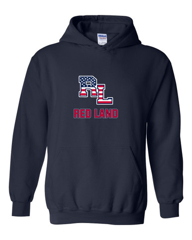 Red Land Patriots Mascot #2 Men's Hoodie
