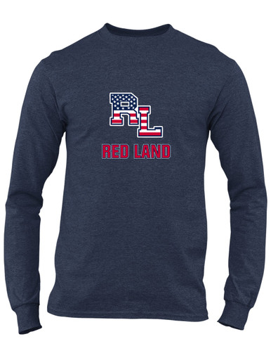 Red Land Patriots Mascot #2 Men's Premium LS T-Shirt