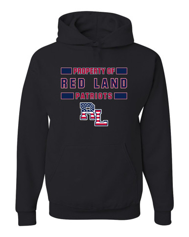 Red Land Patriots Property Of Men's Premium Hoodie