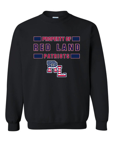 Red Land Patriots Property Of Men's Sweatshirt