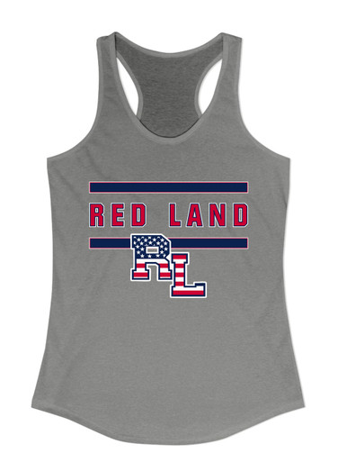 Red Land Patriots Mascot #4 Women's Tank Top
