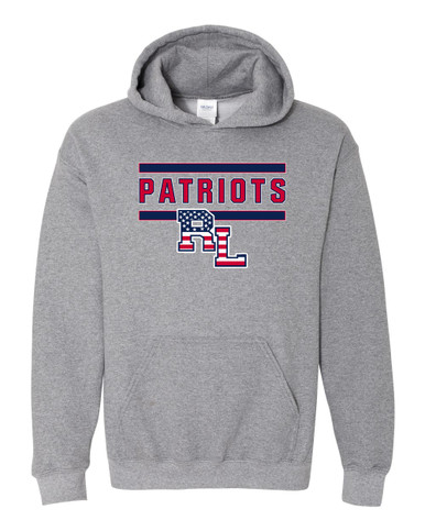 Red Land Patriots Mascot #5 Men's Hoodie