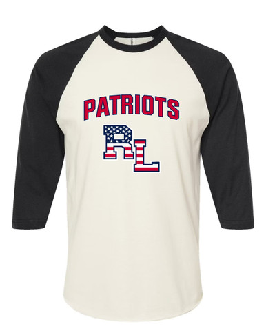 Red Land Patriots Mascot #6 Men's Baseball T-Shirt