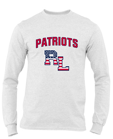 Red Land Patriots Mascot #6 Men's LS T-Shirt