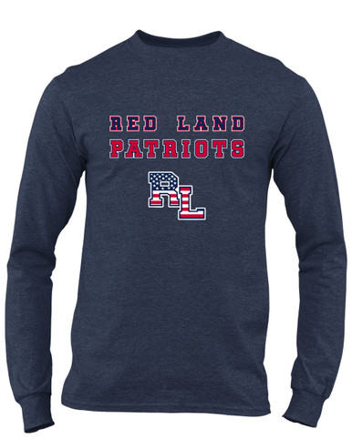 Red Land Patriots Spirit Men's LS T-Shirt