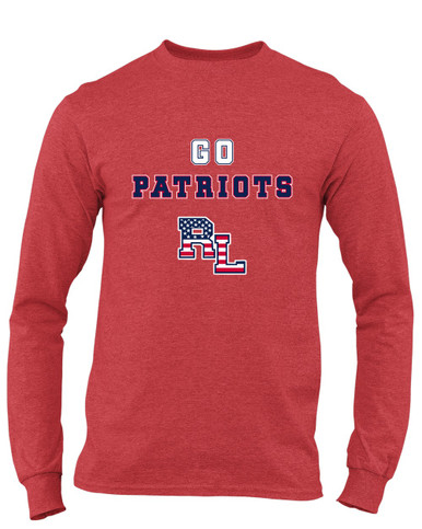 Red Land Patriots Go Team Men's LS T-Shirt