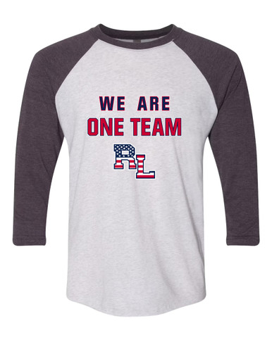 Red Land Patriots We Are One Team Women's Baseball T-Shirt