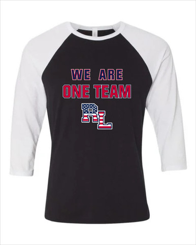 Red Land Patriots We Are One Team Men's Baseball T-Shirt