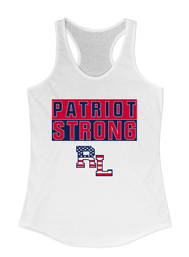 Red Land Patriots Strong #1 Women's Tank Top