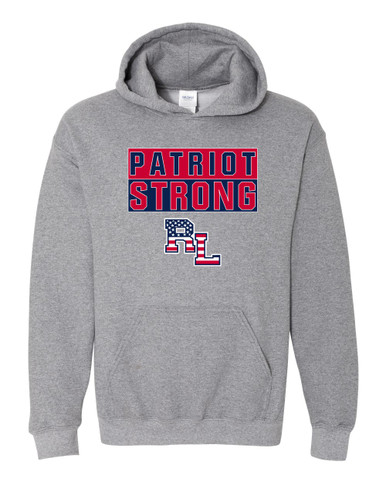 Red Land Patriots Strong #1 Men's Hoodie