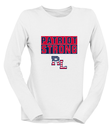 Red Land Patriots Strong #1 Women's LS T-Shirt