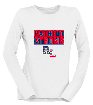 Red Land Patriots Strong #1 Women's Premium LS T-Shirt
