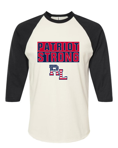 Red Land Patriots Strong #1 Women's Baseball T-Shirt
