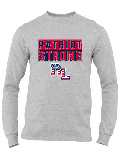 Red Land Patriots Strong #1 Men's LS T-Shirt
