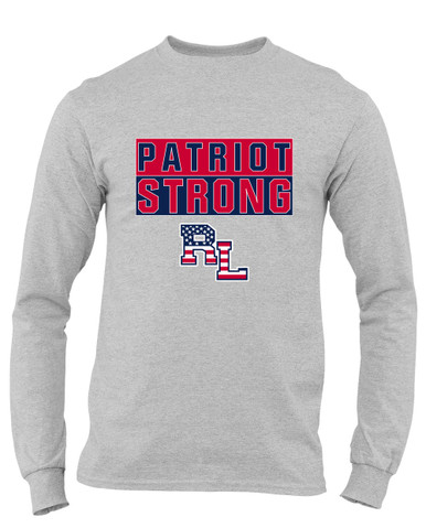 Red Land Patriots Strong #1 Men's Premium LS T-Shirt
