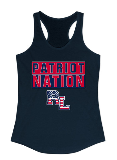 Red Land Patriots Nation #1 Women's Tank Top