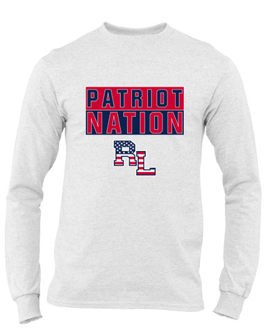 Red Land Patriots Nation #1 Men's LS T-Shirt